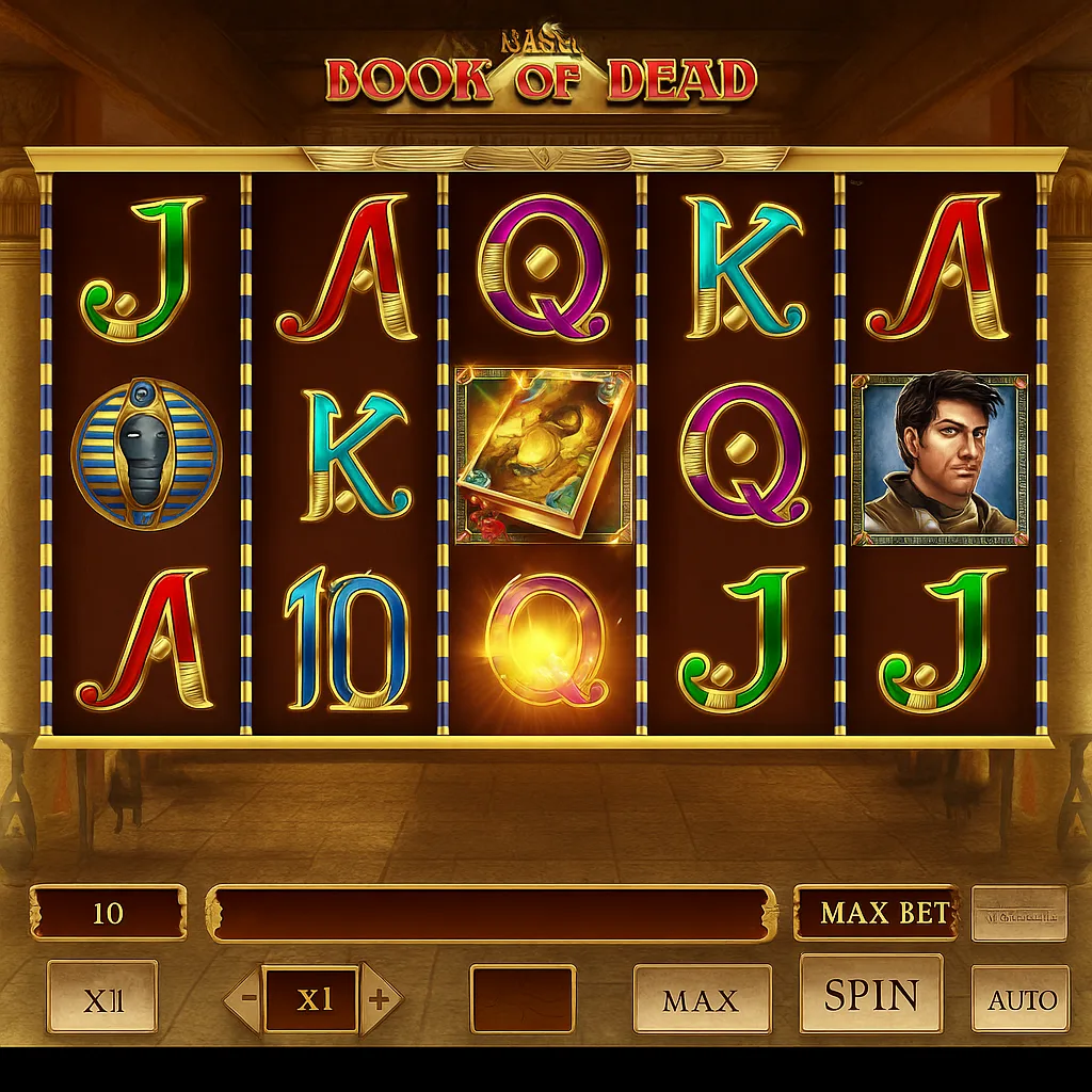 PrinceAli Casino - Book of Dead Slot Game
