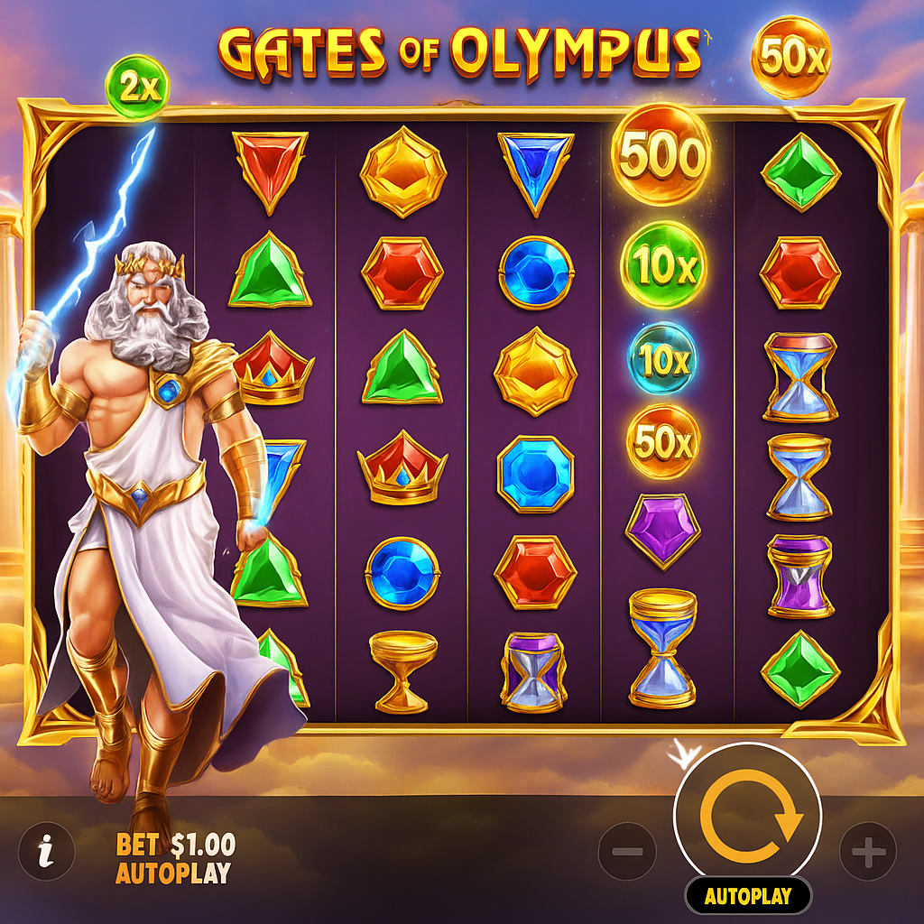 PrinceAli Casino - Gates of Olympus Slot Game