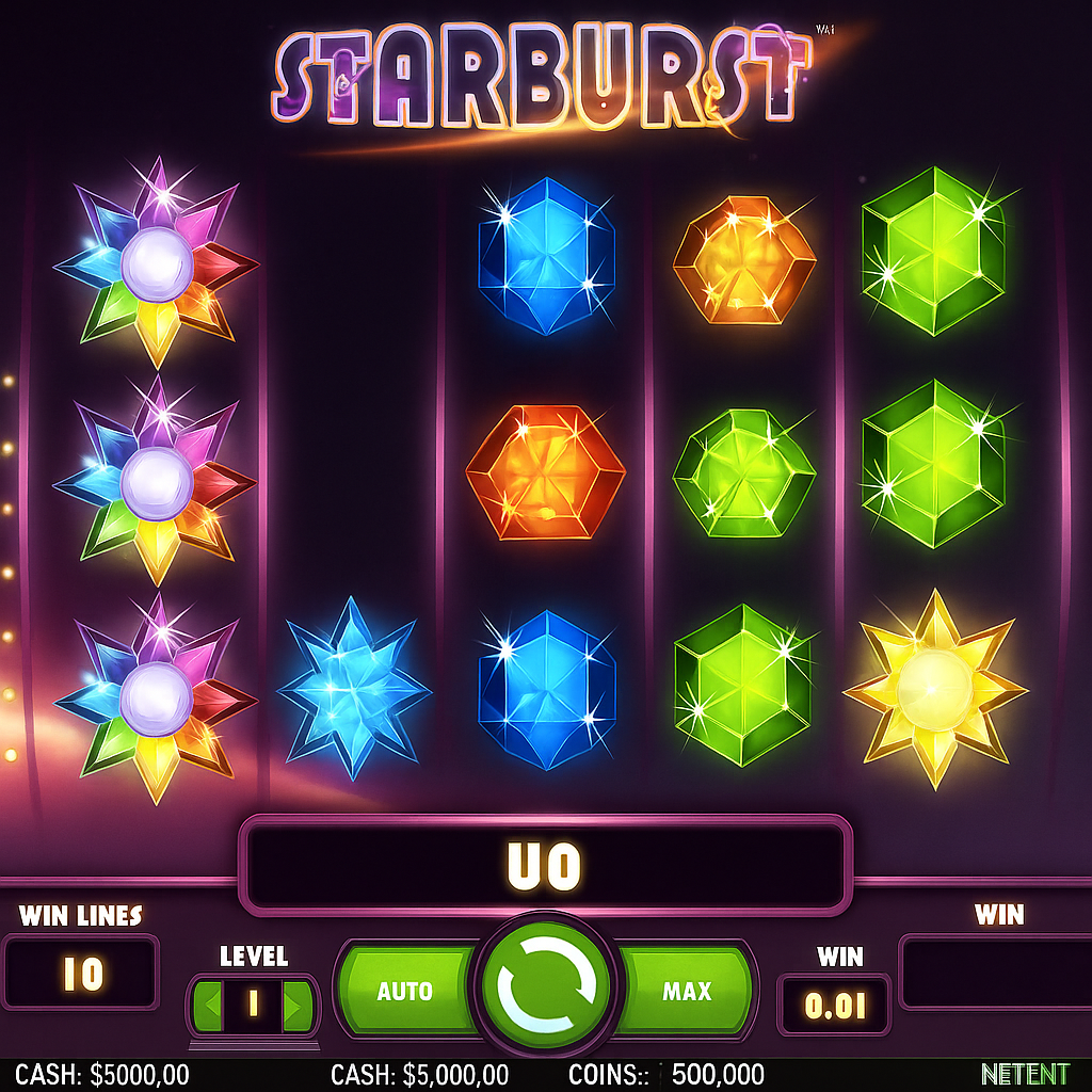 PrinceAli Casino - Starburst Slot Game